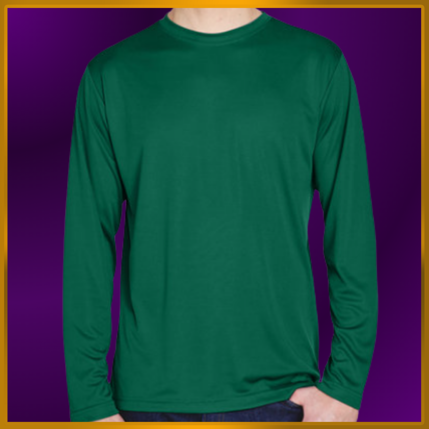 Unisex / 100% Polyester / LS (Includes 1 Big Design)