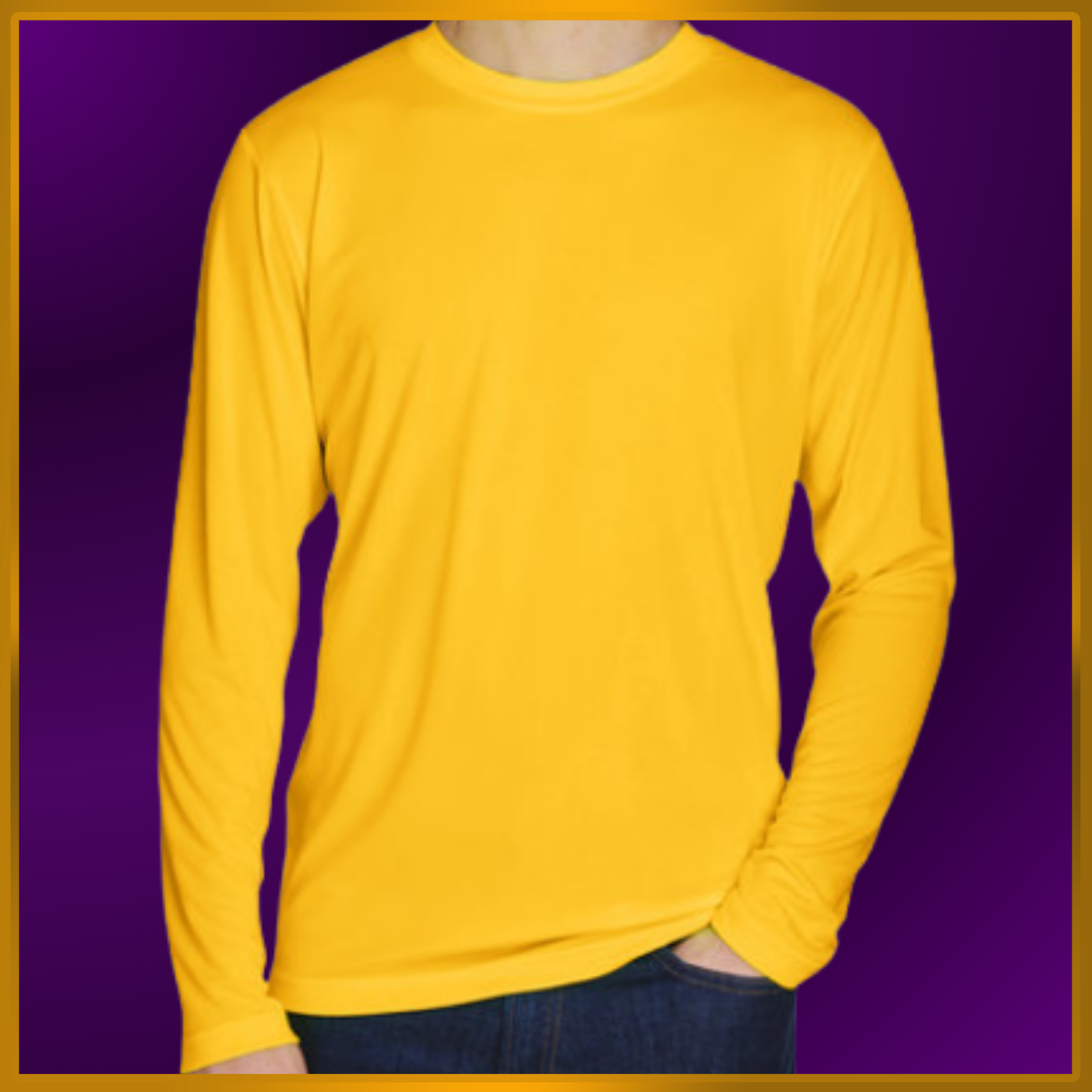 Unisex / 100% Polyester / LS (Includes 1 Big Design)
