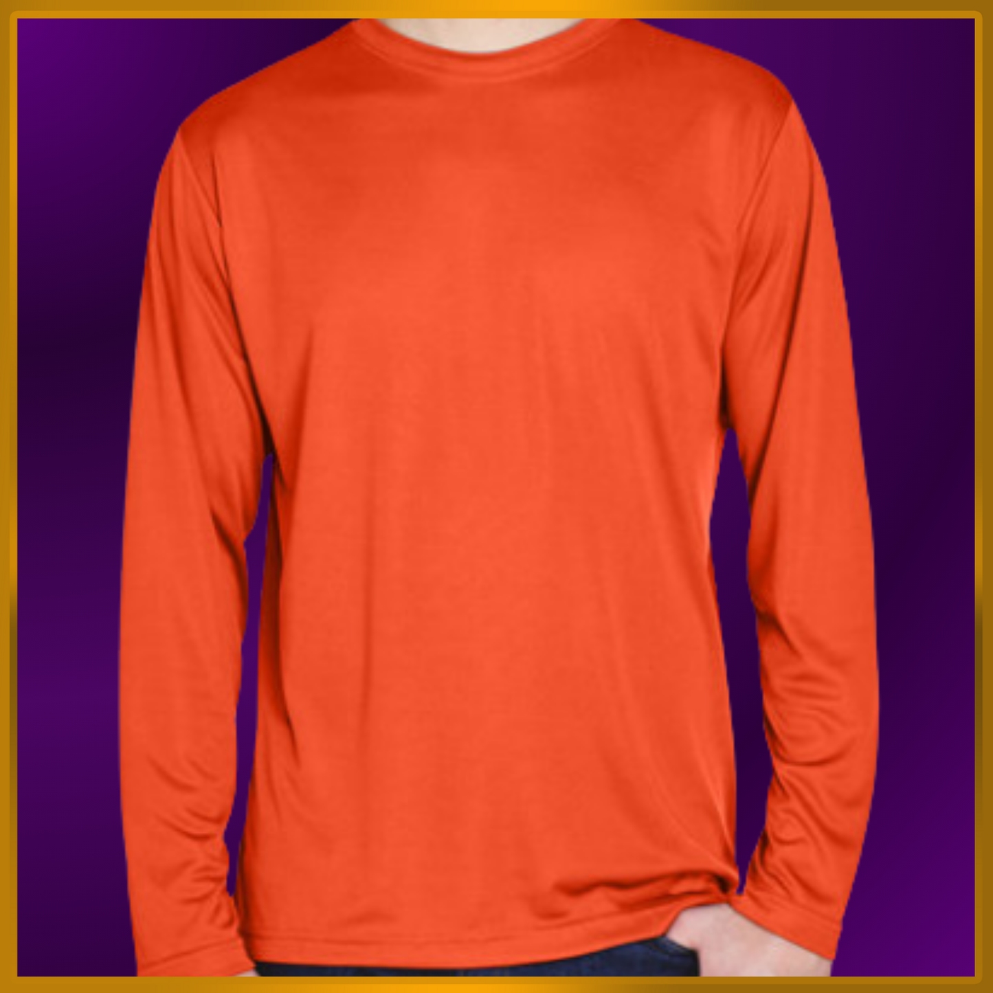 Unisex / 100% Polyester / LS (Includes 1 Big Design)
