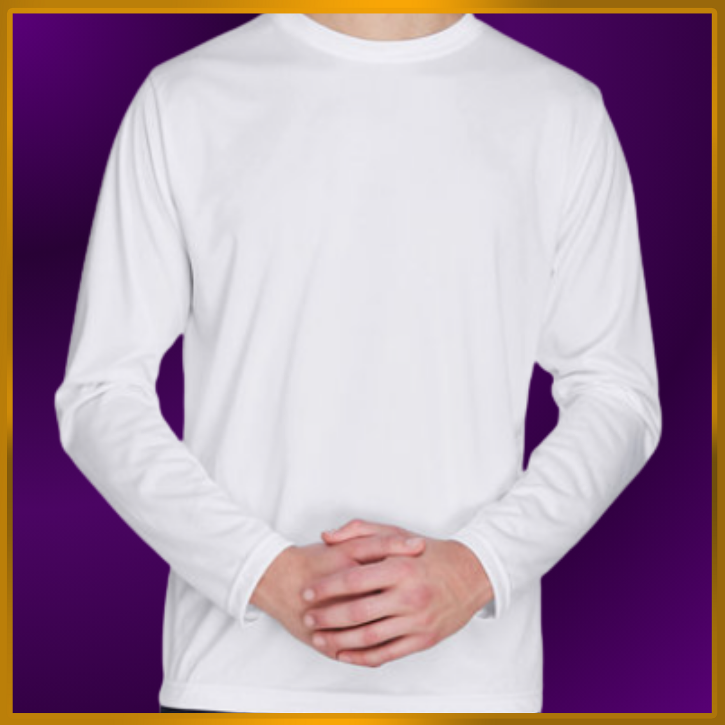 Unisex / 100% Polyester / LS (Includes 1 Big Design)