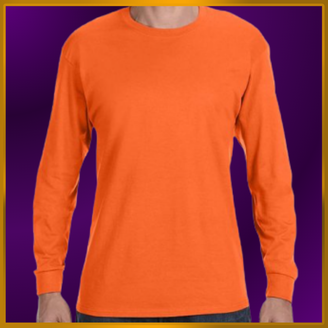 Unisex / 100% Cotton / LS (Includes 1 Big Design)