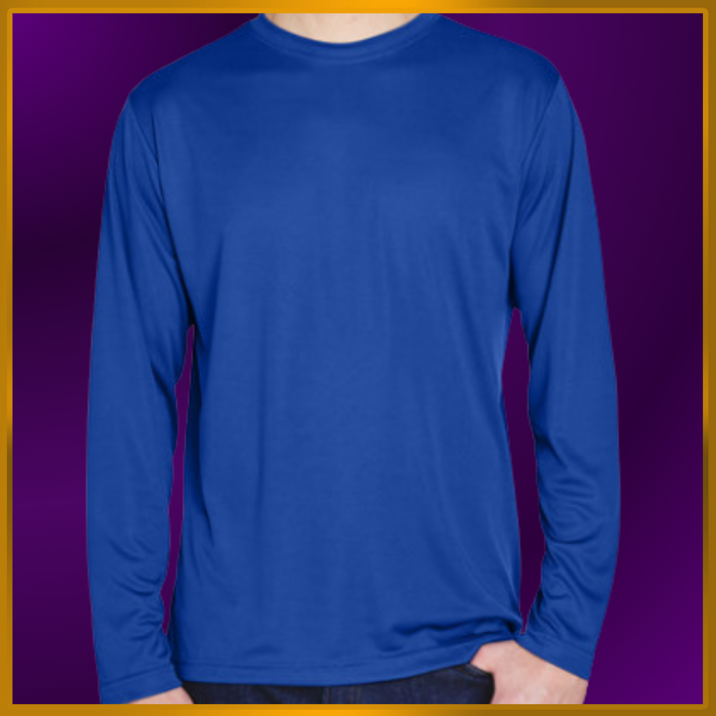 Unisex / 100% Polyester / LS (Includes 1 Big Design)