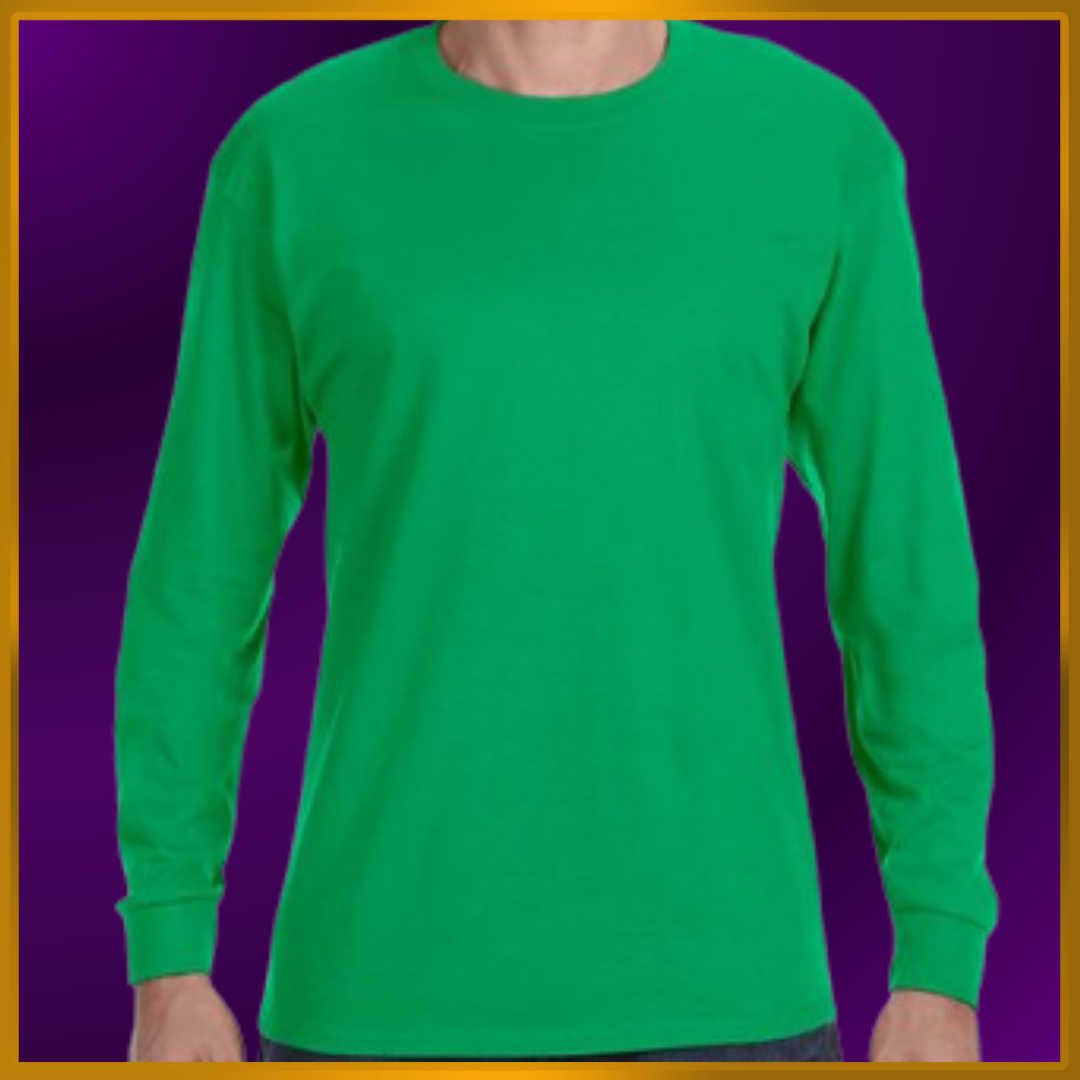 Unisex / 100% Cotton / LS (Includes 1 Big Design)